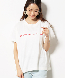 ロゴプリント オーバーサイズ Tシャツ
