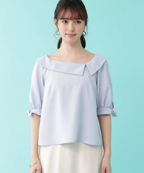 JILL by JILL STUART（ジルバイジルスチュアート）の「◆オフショルパフスリーブブラウス（シャツ/ブラウス・レディース・ホワイト/ピンク/ブルー・SMALL/MEDIUM）」の17枚目の写真