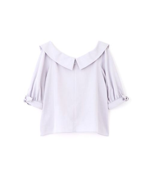 JILL by JILL STUART（ジルバイジルスチュアート）の「◆オフショルパフスリーブブラウス（シャツ/ブラウス・レディース・ホワイト/ピンク/ブルー・SMALL/MEDIUM）」の11枚目の写真