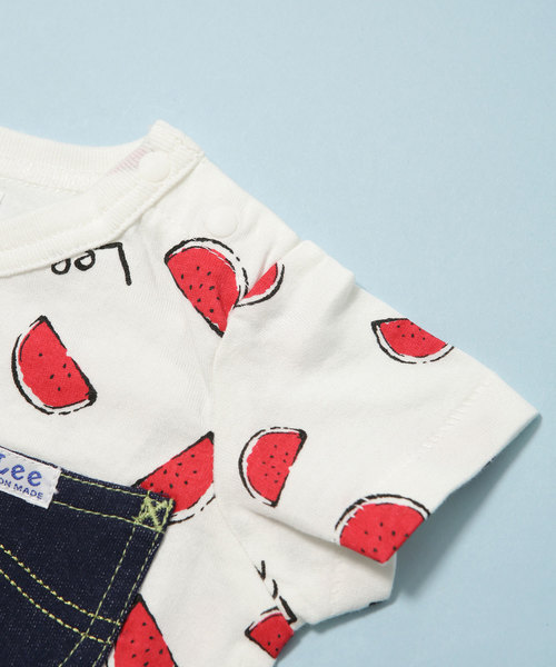 Stomp Stamp/Leeスイカ柄Tシャツ19SSLee-C-3 Stomp Stamp/Leeスイカ柄Tシャツ19SSLee-C-3