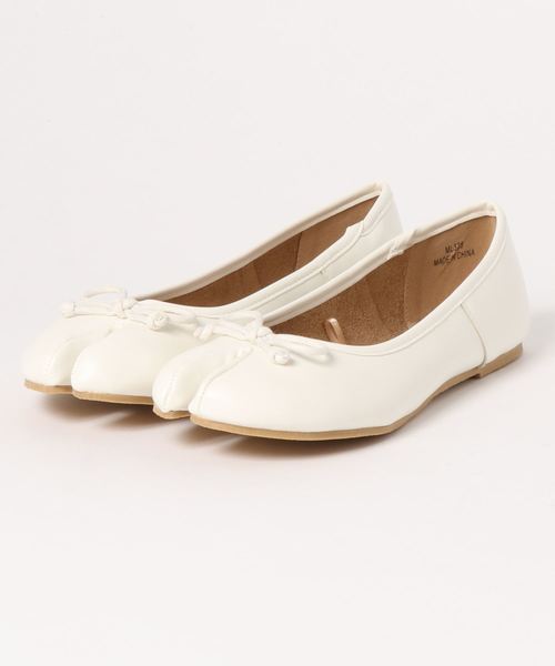 KOBE LETTUCE（コウベレタス）の「足袋バレエパンプス（パンプス・レディース・ホワイト/ブラック/シルバー/キャメル/パイソン/ベージュ/ブラウン・LL/S/M/L）」の10枚目の写真