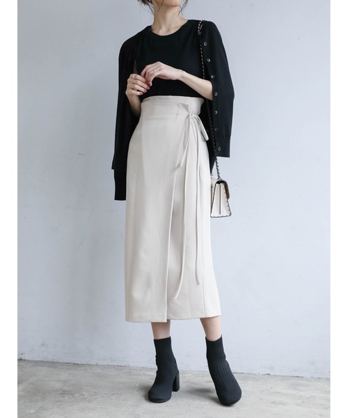 amel（エイメル）の「リボンラップスカート（スカート）」 - WEAR