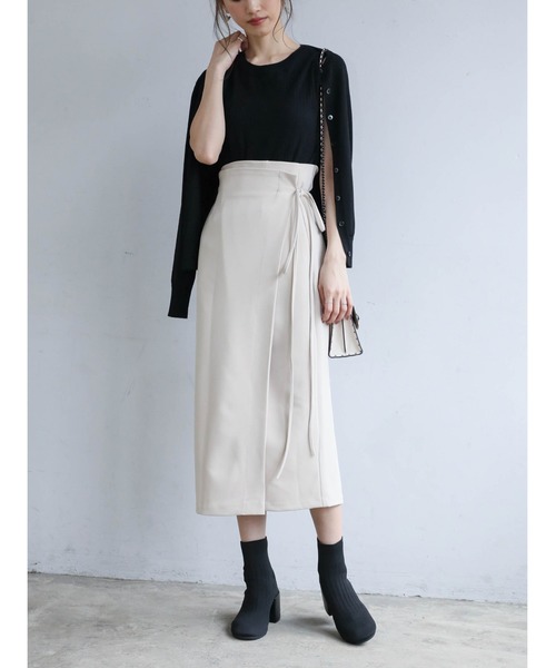 amel（エイメル）の「リボンラップスカート（スカート）」 - WEAR
