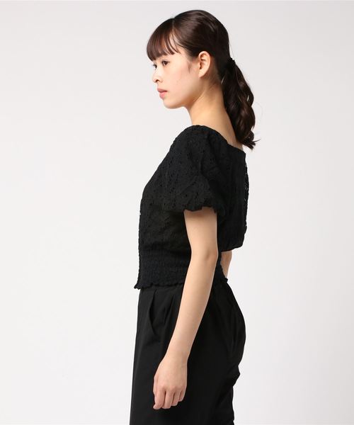 MIIA(ミーア)の「2WAYバルーンスリーブブラウス(シャツ/ブラウス・レディース・ブラック/オフホワイト/ピンク・FREE)」の4枚目の写真