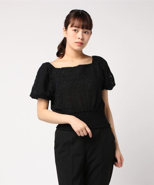 MIIA(ミーア)の「2WAYバルーンスリーブブラウス(シャツ/ブラウス・レディース・ブラック/オフホワイト/ピンク・FREE)」の6枚目の写真