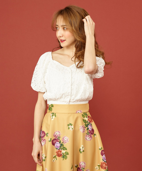 MIIA(ミーア)の「2WAYバルーンスリーブブラウス(シャツ/ブラウス・レディース・ブラック/オフホワイト/ピンク・FREE)」の7枚目の写真