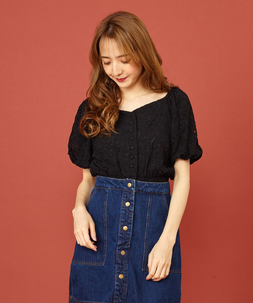 MIIA(ミーア)の「2WAYバルーンスリーブブラウス(シャツ/ブラウス・レディース・ブラック/オフホワイト/ピンク・FREE)」の11枚目の写真