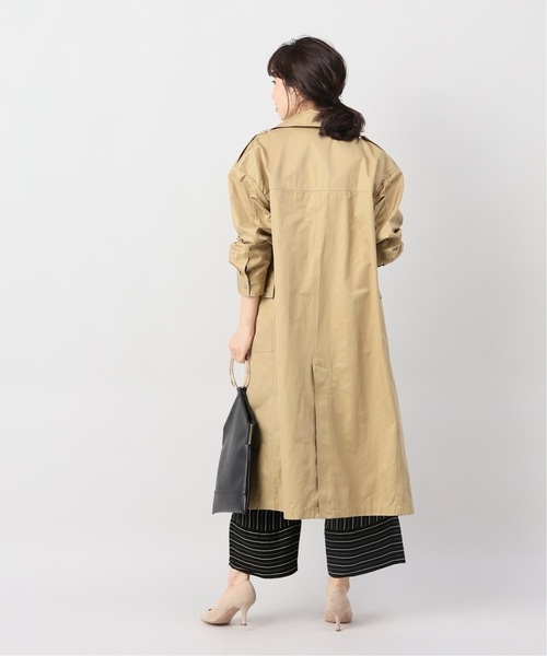 JOINT WORKS（ジョイントワークス）の「ギャバラップコート（チェスターコート・レディース・ベージュ/ネイビー・FREE）」の18枚目の写真