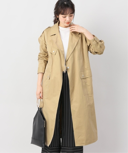 JOINT WORKS（ジョイントワークス）の「ギャバラップコート（チェスターコート・レディース・ベージュ/ネイビー・FREE）」の14枚目の写真