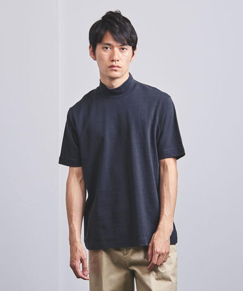ANATOMICA（アナトミカ）の「＜ANATOMICA（アナトミカ）＞ モックネック カットソー（Tシャツ/カットソー・メンズ・ダークグレー/ネイビー/ホワイト・SMALL/MEDIUM/LARGE）」の3枚目の写真
