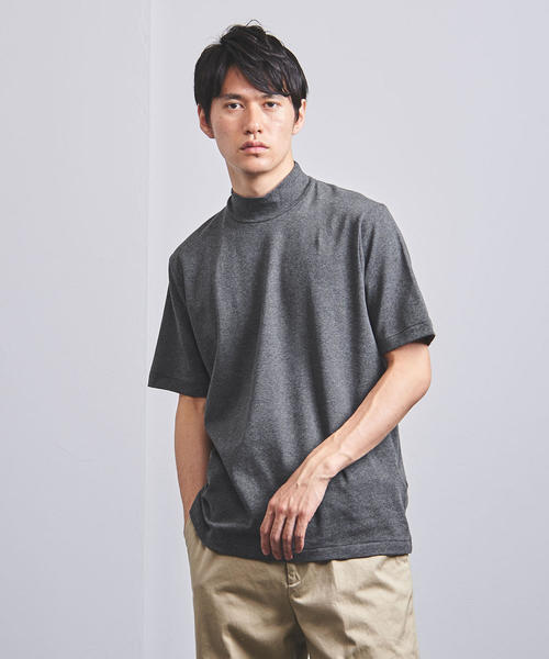 ANATOMICA（アナトミカ）の「＜ANATOMICA（アナトミカ）＞ モックネック カットソー（Tシャツ/カットソー・メンズ・ダークグレー/ネイビー/ホワイト・SMALL/MEDIUM/LARGE）」の2枚目の写真