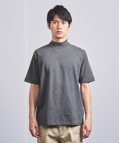 ANATOMICA（アナトミカ）の「＜ANATOMICA（アナトミカ）＞ モックネック カットソー（Tシャツ/カットソー・メンズ・ダークグレー/ネイビー/ホワイト・SMALL/MEDIUM/LARGE）」の6枚目の写真