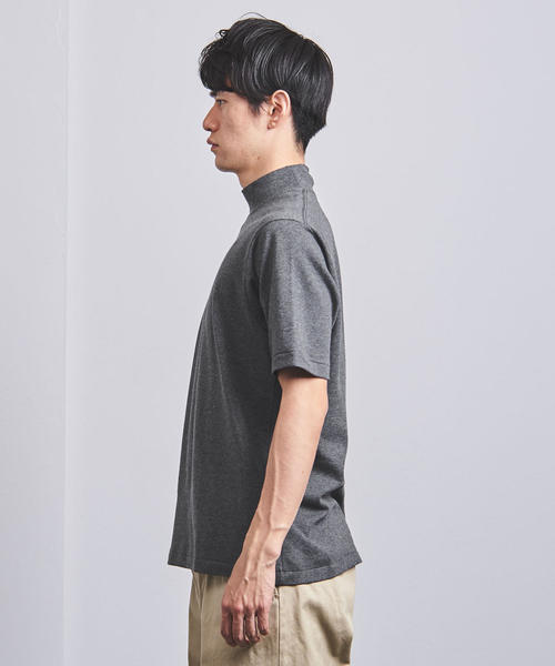 ANATOMICA（アナトミカ）の「＜ANATOMICA（アナトミカ）＞ モックネック カットソー（Tシャツ/カットソー・メンズ・ダークグレー/ネイビー/ホワイト・SMALL/MEDIUM/LARGE）」の7枚目の写真