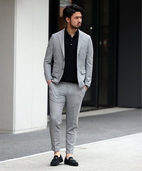 EDIFICE（エディフィス）の「カラミ ストレッチ 2ボタン ジャケット（テーラードジャケット・メンズ・キャメル/ブラック/グレー/ネイビー・SMALL/X-LARGE/MEDIUM/LARGE）」の9枚目の写真