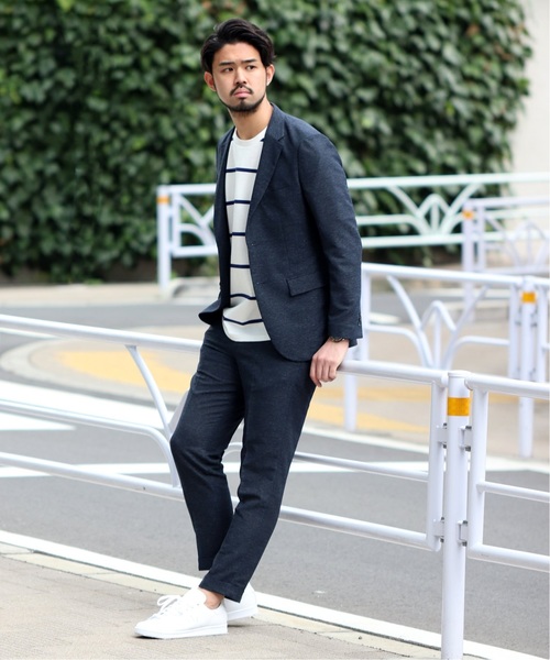 EDIFICE（エディフィス）の「カラミ ストレッチ 2ボタン ジャケット（テーラードジャケット・メンズ・キャメル/ブラック/グレー/ネイビー・SMALL/X-LARGE/MEDIUM/LARGE）」の11枚目の写真