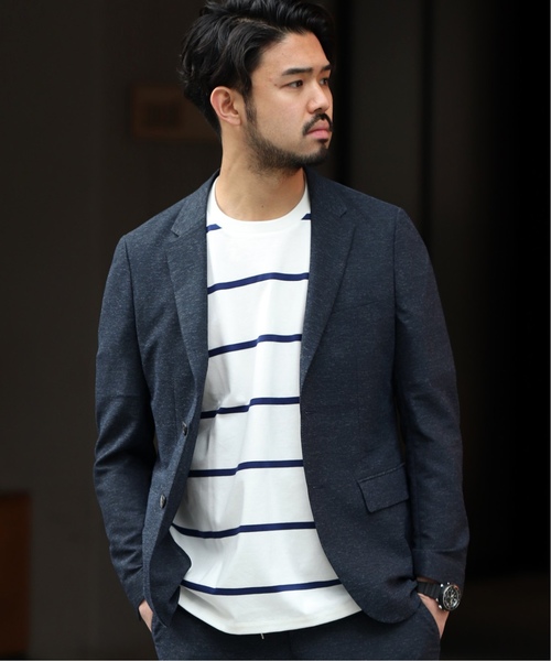 EDIFICE（エディフィス）の「カラミ ストレッチ 2ボタン ジャケット（テーラードジャケット・メンズ・キャメル/ブラック/グレー/ネイビー・SMALL/X-LARGE/MEDIUM/LARGE）」の14枚目の写真