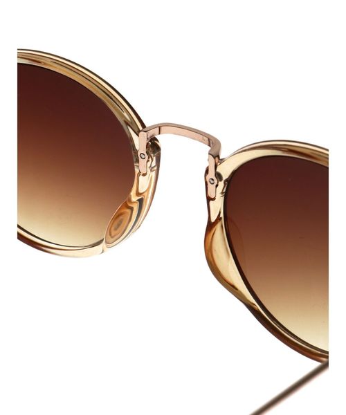 Ungrid（アングリッド）の「クリアフレームサングラス（サングラス・レディース・ブラウン/グレー/ブルー・FREE）」の7枚目の写真