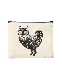 Sync.（スィンク）の「Sync. 【KLAUS HAAPANIEMI】SIMPLE POUCH-S "OWL"（その他雑貨）」