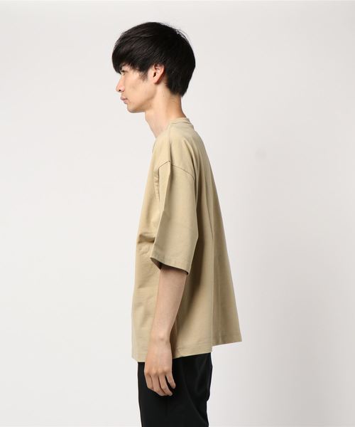 JOURNAL STANDARD J.S HOMESTEAD(ジャーナルスタンダードホームステッド)の「WIDE SILHOUETTE elbow-lengthTシャツ#(Tシャツ/カットソー・メンズ・ホワイト/ブラック/ベージュ/ネイビー・SMALL/MEDIUM/LARGE)」の5枚目の写真