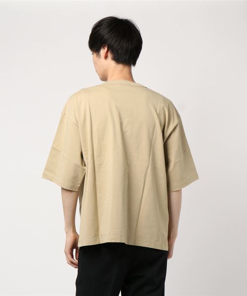 JOURNAL STANDARD J.S HOMESTEAD(ジャーナルスタンダードホームステッド)の「WIDE SILHOUETTE elbow-lengthTシャツ#(Tシャツ/カットソー・メンズ・ホワイト/ブラック/ベージュ/ネイビー・SMALL/MEDIUM/LARGE)」の6枚目の写真