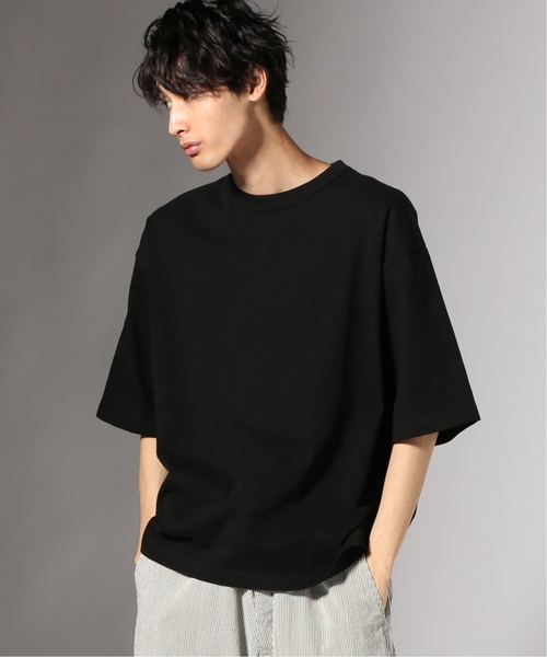 JOURNAL STANDARD J.S HOMESTEAD(ジャーナルスタンダードホームステッド)の「WIDE SILHOUETTE elbow-lengthTシャツ#(Tシャツ/カットソー・メンズ・ホワイト/ブラック/ベージュ/ネイビー・SMALL/MEDIUM/LARGE)」の1枚目の写真