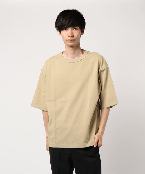 JOURNAL STANDARD J.S HOMESTEAD(ジャーナルスタンダードホームステッド)の「WIDE SILHOUETTE elbow-lengthTシャツ#(Tシャツ/カットソー・メンズ・ホワイト/ブラック/ベージュ/ネイビー・SMALL/MEDIUM/LARGE)」の9枚目の写真