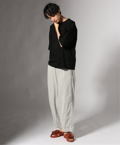 JOURNAL STANDARD J.S HOMESTEAD(ジャーナルスタンダードホームステッド)の「WIDE SILHOUETTE elbow-lengthTシャツ#(Tシャツ/カットソー・メンズ・ホワイト/ブラック/ベージュ/ネイビー・SMALL/MEDIUM/LARGE)」の11枚目の写真