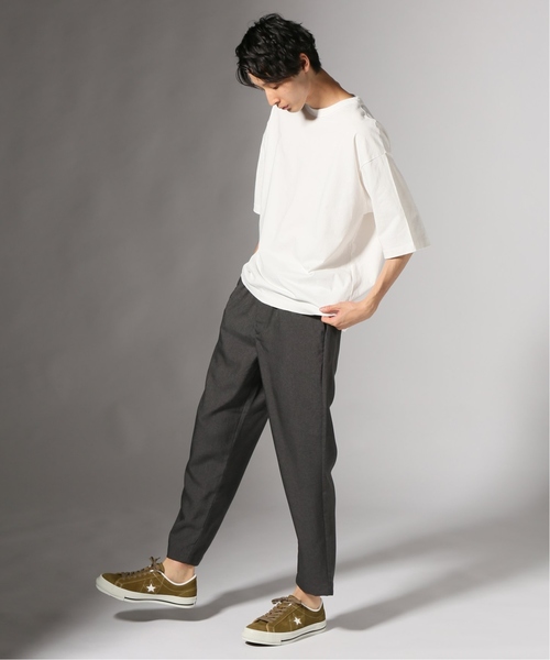 JOURNAL STANDARD J.S HOMESTEAD(ジャーナルスタンダードホームステッド)の「WIDE SILHOUETTE elbow-lengthTシャツ#(Tシャツ/カットソー・メンズ・ホワイト/ブラック/ベージュ/ネイビー・SMALL/MEDIUM/LARGE)」の12枚目の写真