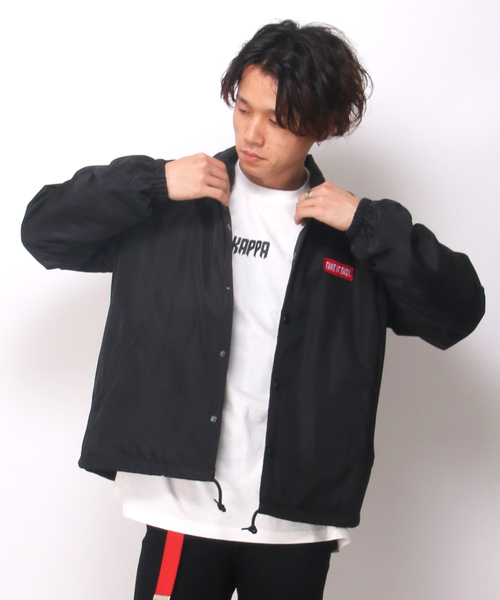 VENCEEXCHANGE(ヴァンスエクスチェンジ)の「中綿コーチジャケット(ブルゾン・メンズ・ブラック/ベージュ/レッド・M/L)」の2枚目の写真