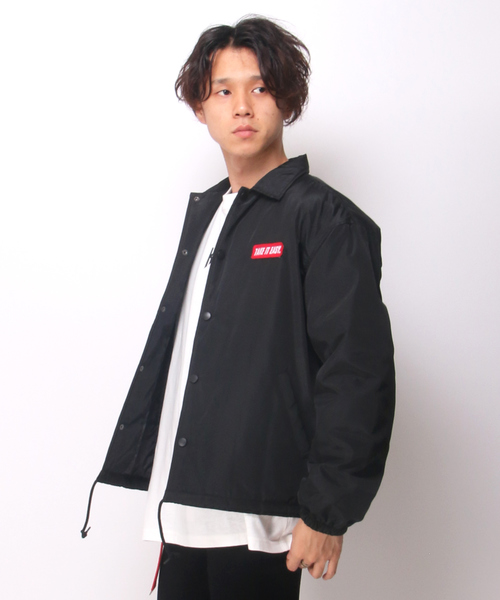 VENCEEXCHANGE(ヴァンスエクスチェンジ)の「中綿コーチジャケット(ブルゾン・メンズ・ブラック/ベージュ/レッド・M/L)」の4枚目の写真