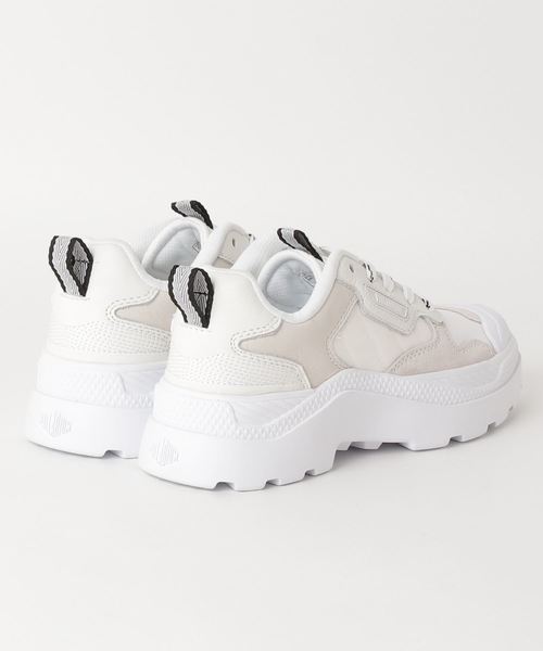 PALLADIUM（パラディウム）の「PALLADIUM/パラディウム PALLAKIX 90 LOW/パラキックス 90 ロー（スニーカー・メンズ・ブラック×ホワイト/ホワイト/ホワイト×レッド・22.5cm/25.5cm/26cm/26.5cm/27cm/27.5cm/28cm/23cm/23.5cm/24cm/24.5cm/25cm）」の4枚目の写真