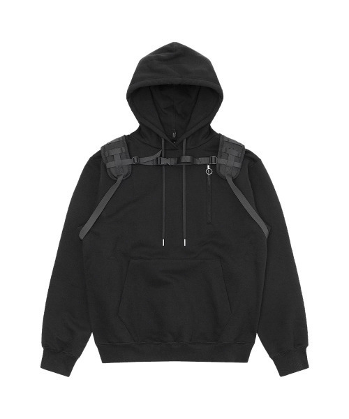 STAMPD（スタンプド）の「【STAMPD】UTILITY HOODIE（パーカー・メンズ・ブラック・S/M/L）」の3枚目の写真