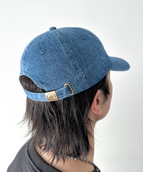 newhattan(ニューハッタン)の「newhattan(ニューハッタン) / STONE WASHED TWILL CAP ウォッシュドツイルローキャップ/無地/ワンポイント/ユニセックス(キャップ・メンズ・ホワイト/ブラック/ダークグリーン/ダークブラウン/カーキ/パープル/ネイビー/グレー/オリーブ/ライム/ゴールド/オレンジ/グレー系その他/ベージュ系その他/グリーン系その他/パープル系その他/バーガンディー/ロイヤルブルー/ワイン/ライトベージュ/チャコール/フューシャピンク/コーラルピンク/ダークオレンジ/オレンジ系その他/ダークブルー/ダークブラック/ライトブラック/ライトインディゴブルー・FREE)」の17枚目の写真