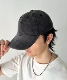 newhattan（ニューハッタン）の「newhattan(ニューハッタン) / STONE WASHED TWILL CAP ウォッシュドツイルローキャップ/無地/ワンポイント/ユニセックス（キャップ）」