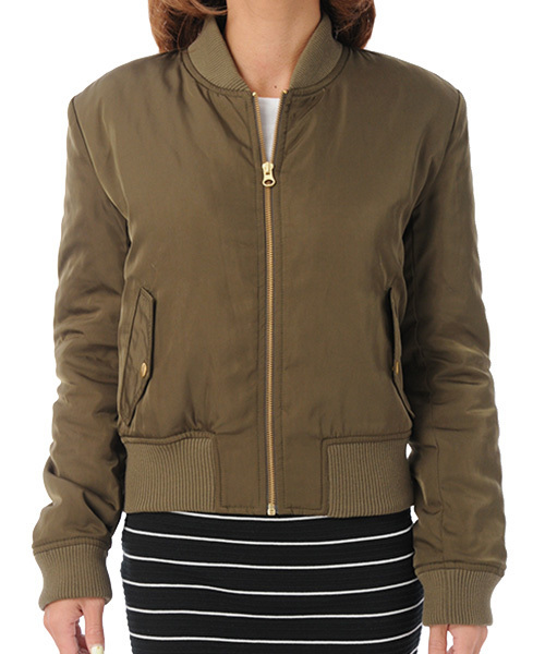 DURAS（デュラス）の「MA-1（ブルゾン・レディース・ブラック/カーキ・FREE）」の11枚目の写真