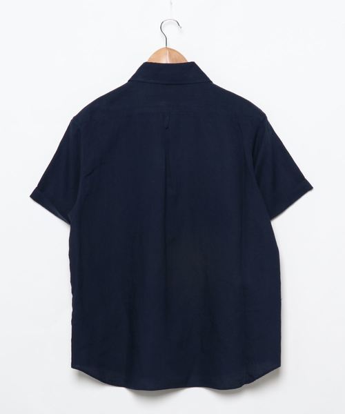 DANTON（ダントン）の「【DANTON/ダントン】リネン丸襟半袖シャツ #JD