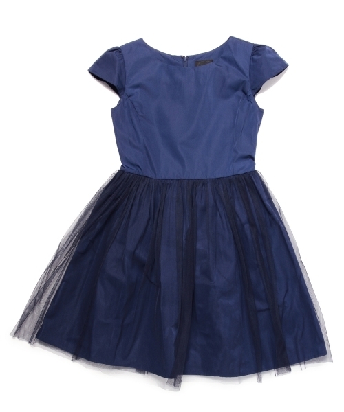 Ray BEAMS(レイビームス)の「Ray BEAMS / チュール ギャザー レイヤー ワンピース(ワンピース・レディース・ブラック/ネイビー/ベージュ・0/1)」の17枚目の写真