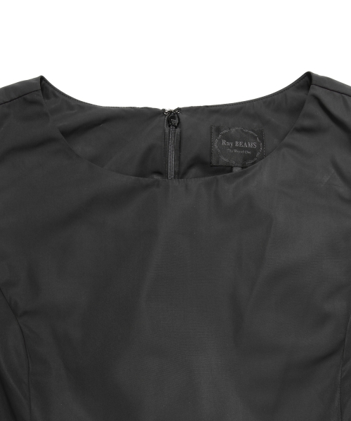 Ray BEAMS(レイビームス)の「Ray BEAMS / チュール ギャザー レイヤー ワンピース(ワンピース・レディース・ブラック/ネイビー/ベージュ・0/1)」の18枚目の写真