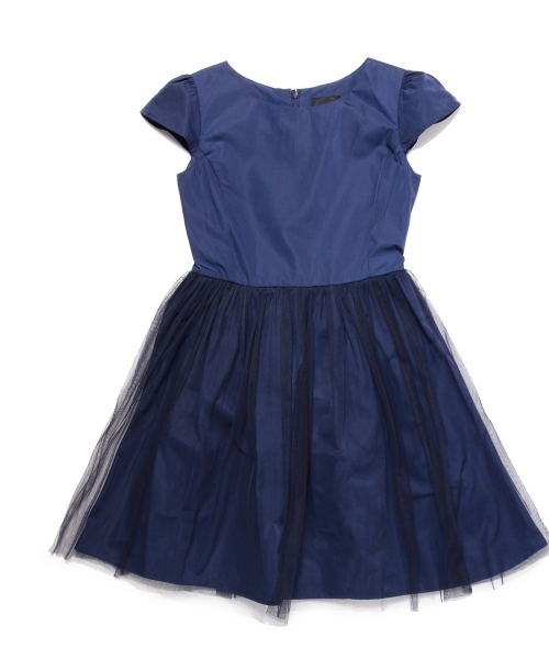 Ray BEAMS(レイビームス)の「Ray BEAMS / チュール ギャザー レイヤー ワンピース(ワンピース・レディース・ブラック/ネイビー/ベージュ・0/1)」の13枚目の写真