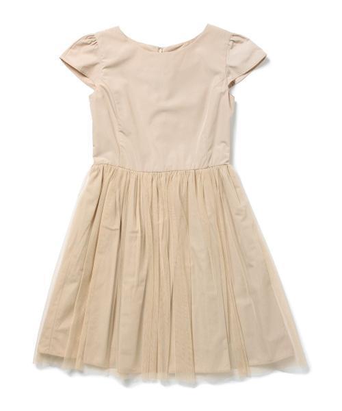 Ray BEAMS(レイビームス)の「Ray BEAMS / チュール ギャザー レイヤー ワンピース(ワンピース・レディース・ブラック/ネイビー/ベージュ・0/1)」の11枚目の写真