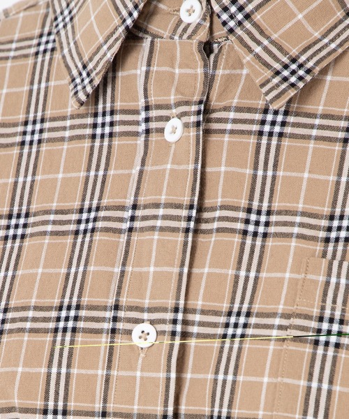 U.S. POLO ASSN.（ユーエスポロアッスン）の「∴WEGO/U.S. POLO ASSN.別注ビッグシルエットシャツ（シャツ/ブラウス・レディース・ベージュ系その他2/ブラック/グリーン系その他2/ホワイト・FREE）」の7枚目の写真