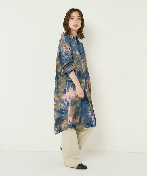 ワンピースタイダイ柄シャツワンピース シャツワンピース Ciaopanic チャオパニック のファッション