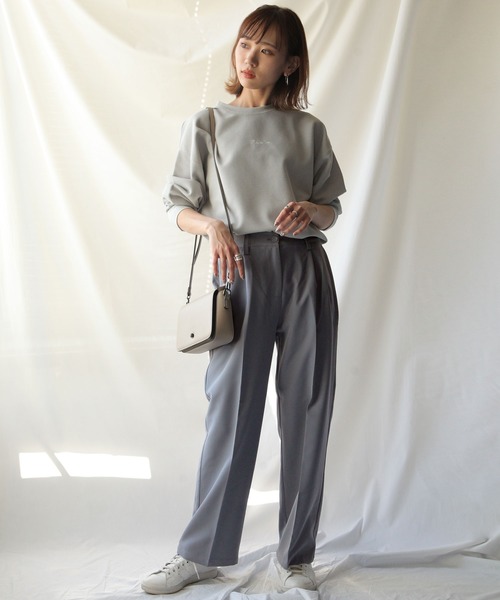 Chillfar（チルファー）の「センタープレスポリトロカラースラックス（スラックス・レディース・ブラック/ダークブラウン/ピンク/ブルー/グリーン/アイボリー/キャメル/ワイン/オレンジ・MEDIUM/LARGE）」の17枚目の写真