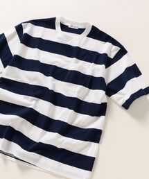 SHIPS any :リラックス フィット ワイドボーダー Tシャツ