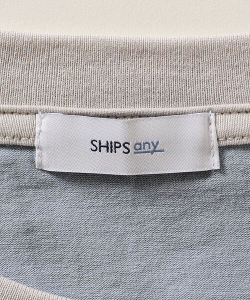 SHIPS any(シップス エニィ)の「SHIPS any :リラックス フィット ワイドボーダー Tシャツ(Tシャツ/カットソー・メンズ・ブラック/ライトグリーン/ネイビー/ライトブルー・SMALL/MEDIUM/LARGE/X-LARGE)」の8枚目の写真