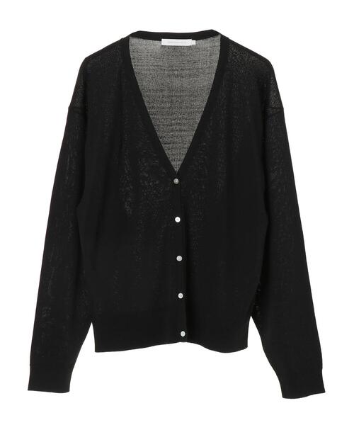 AMERICAN HOLIC（アメリカンホリック）の「Vネックドルマンニットカーディガン＊（カーディガン/ボレロ・レディース・グリーン/アイボリー/ブラック/モカ/ピンク/ブルー・MEDIUM/LARGE/L/M）」の18枚目の写真