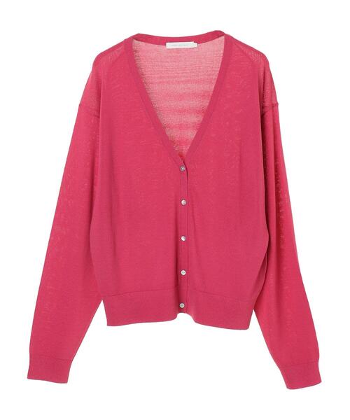 AMERICAN HOLIC（アメリカンホリック）の「Vネックドルマンニットカーディガン＊（カーディガン/ボレロ・レディース・グリーン/アイボリー/ブラック/モカ/ピンク/ブルー・MEDIUM/LARGE/L/M）」の17枚目の写真