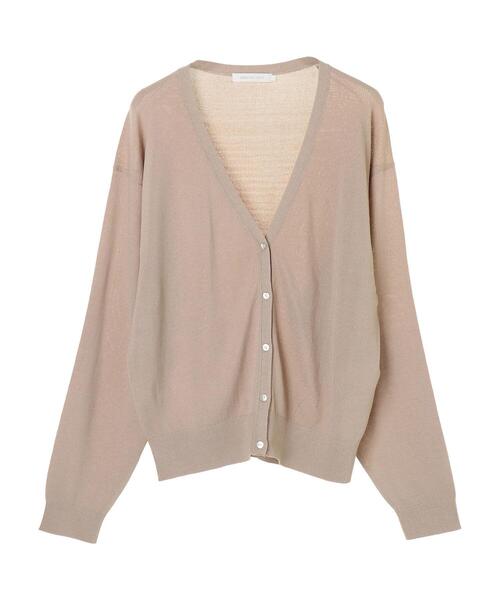 AMERICAN HOLIC（アメリカンホリック）の「Vネックドルマンニットカーディガン＊（カーディガン/ボレロ・レディース・グリーン/アイボリー/ブラック/モカ/ピンク/ブルー・MEDIUM/LARGE/L/M）」の16枚目の写真