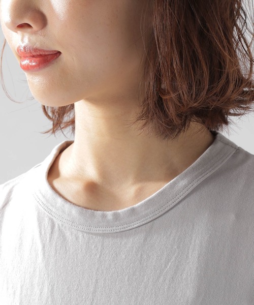 BAYFLOW（ベイフロー）の「バックデザインノースリＴ（Tシャツ/カットソー・レディース・ブラウン/ライトグレー/ブルー・MEDIUM/SMALL）」の5枚目の写真