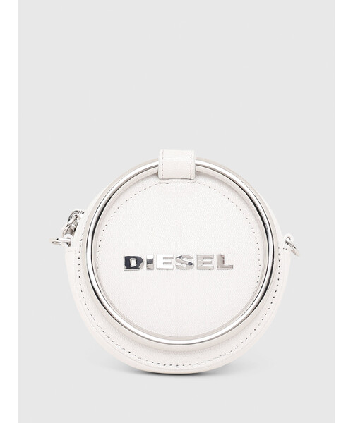 DIESEL　ディーゼル　レディース ラウンド ポーチ　チェーン　レザー DIESELディーゼルレディース ラウンド ポーチチェーンレザー